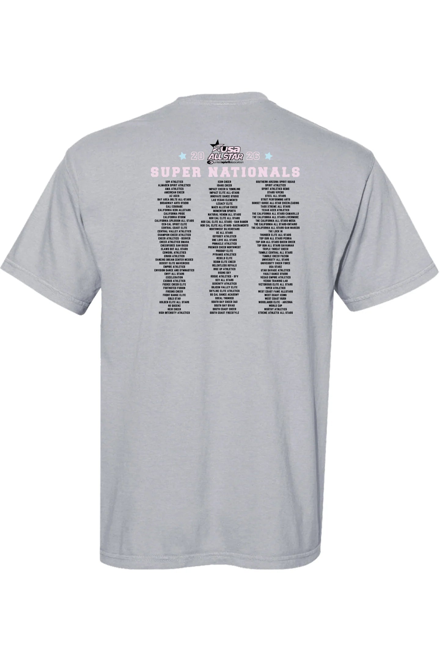 2026 USA All Star Super Nationals Event Tee