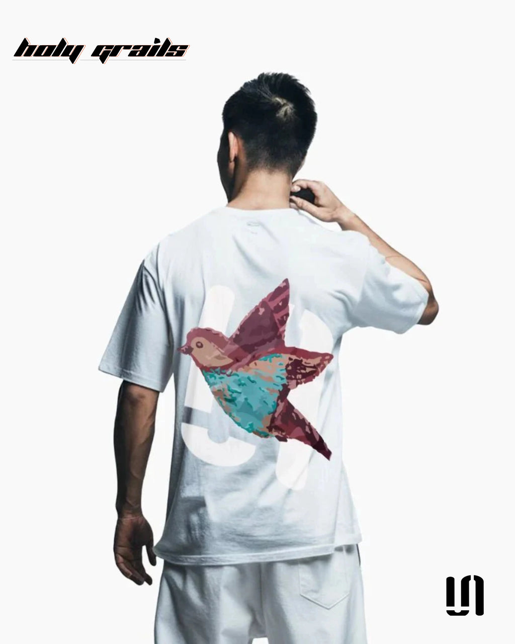 Feathered Friend White Oversized Tee HG x Sullitt