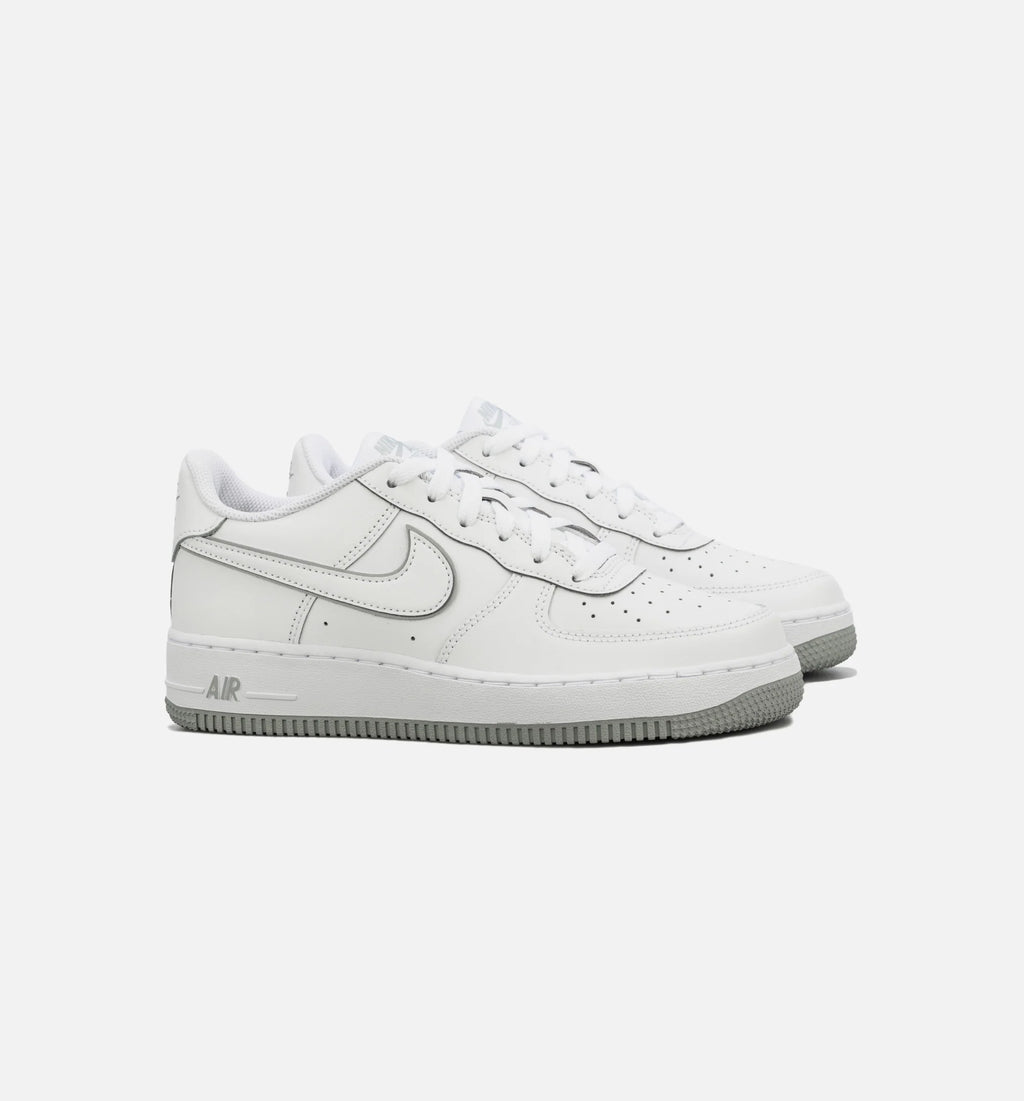Air Force 1 Wolf Grey Grade School Lifestyle Shoe White Grey