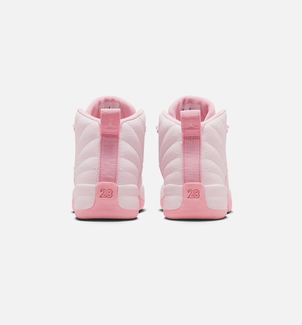 Air Jordan 12 Retro Pearl Pink Preschool Lifestyle Shoe Pearl Pink Medium Soft Pink