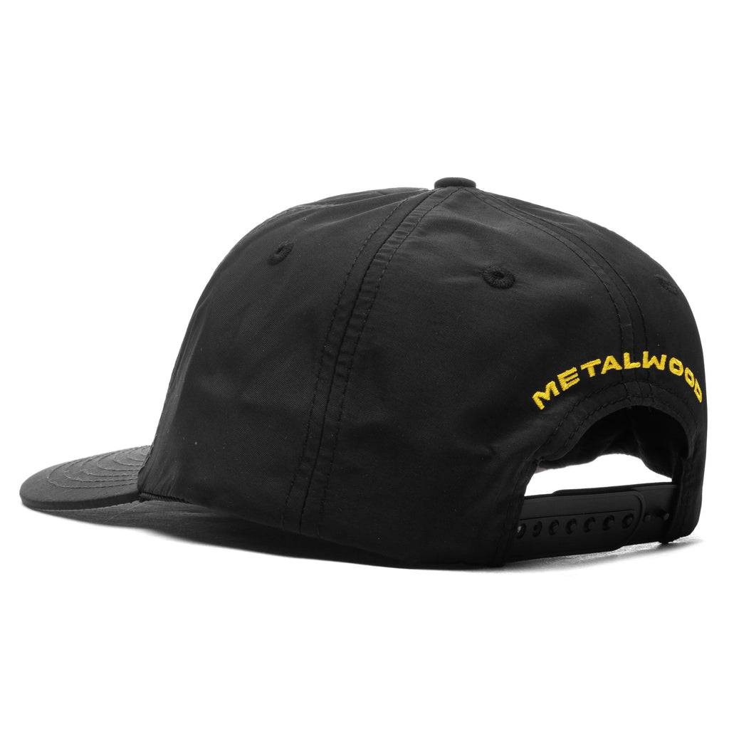 Fore Tex 5 Panel Snapback Hat Black