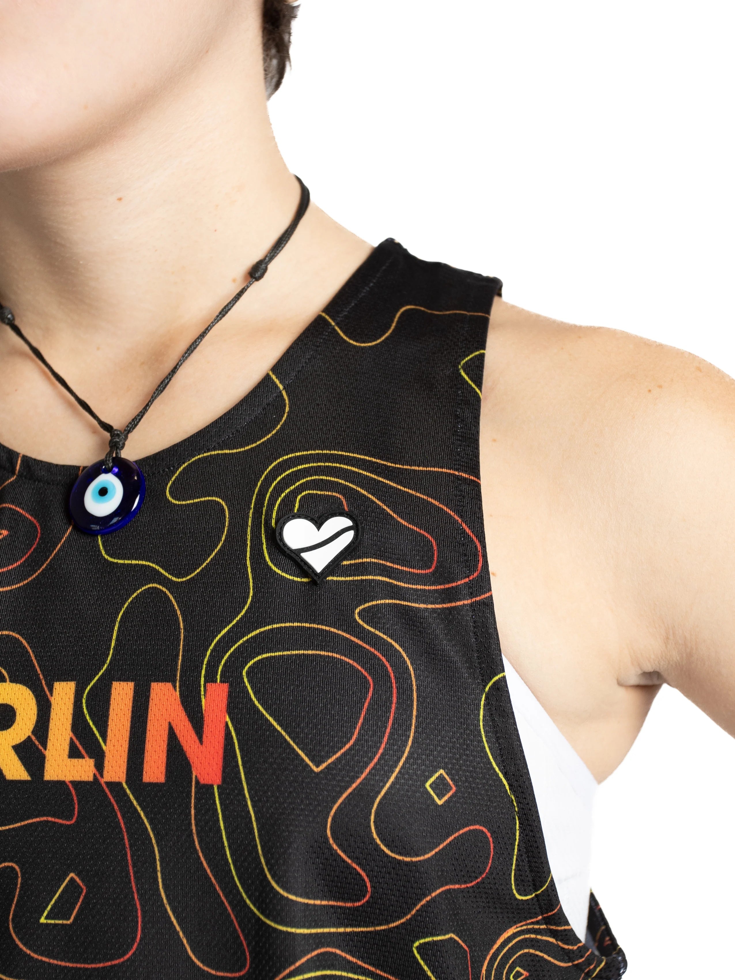 Heartbreak Womens Berlin Crop Singlet