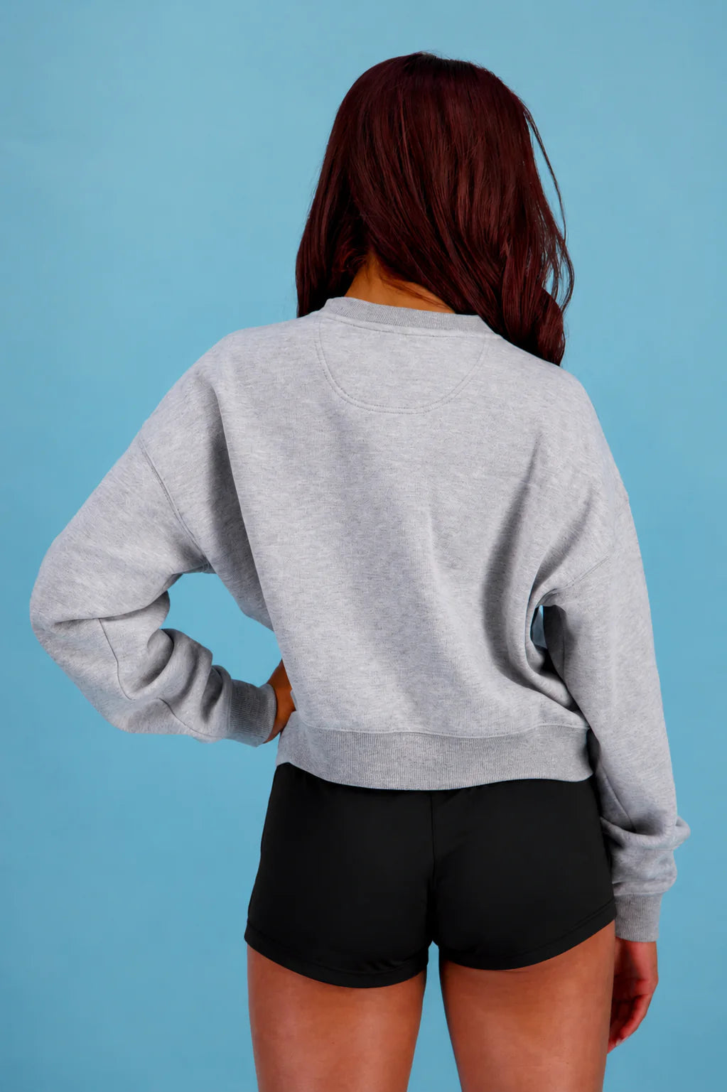 NDA Heather Grey Plaid Pullover