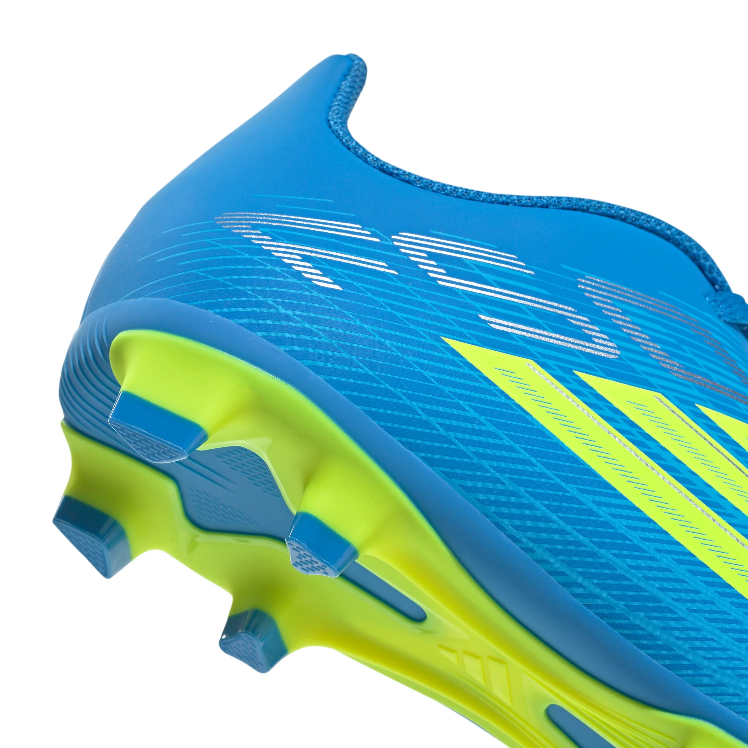 adidas F50 Club FG MG Firm Ground Multi Ground Youth Soccer Cleats Blue Yellow Aqua