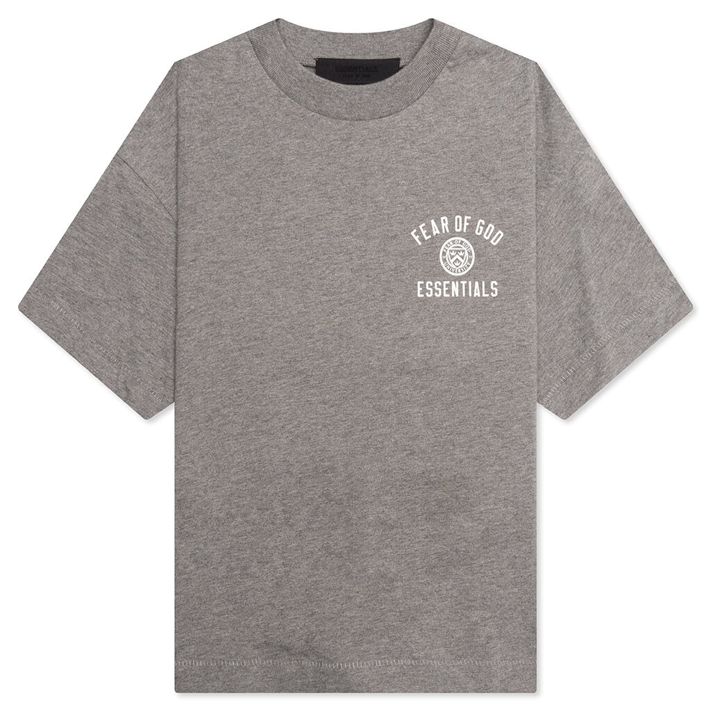 Kids Jersey Crewneck Tee Heather Gray