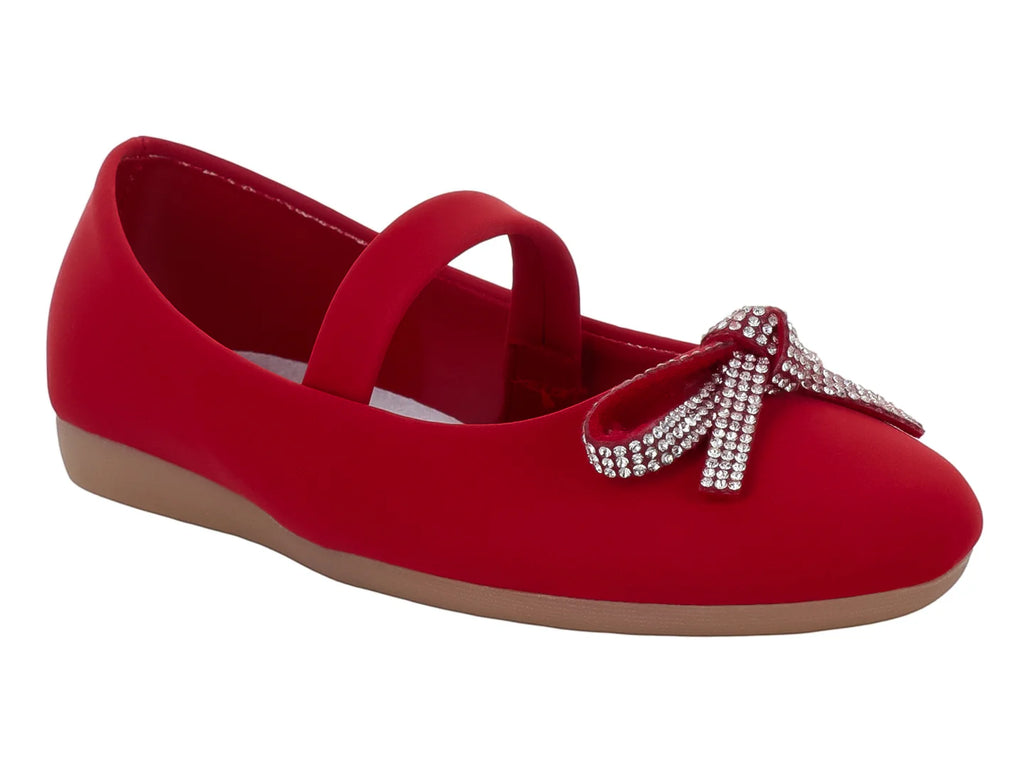 Zapatos Planos Miss Pink Gala Rojo para Niña