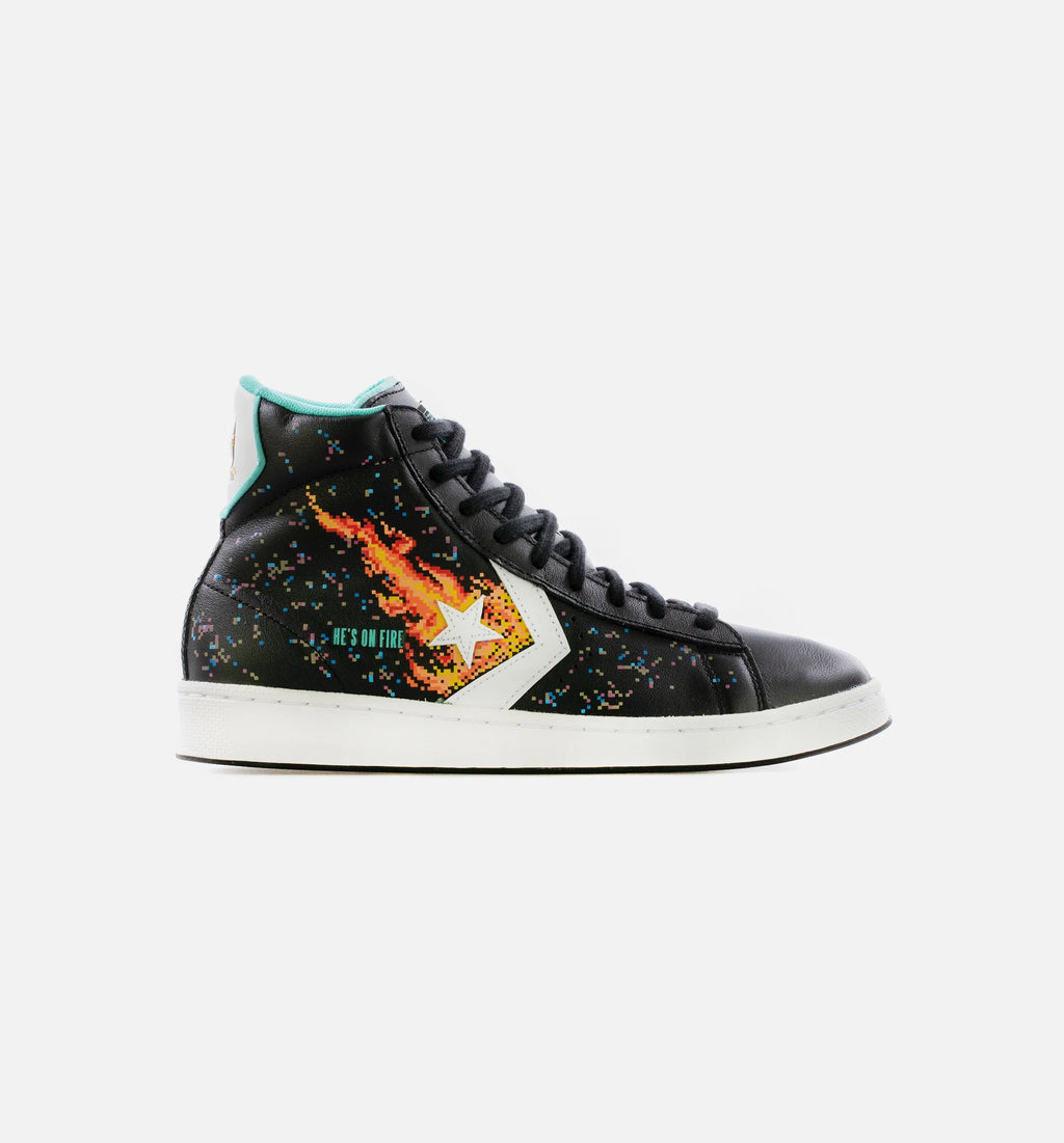 Pro Leather NBA Jam Mens Lifestyle Shoe Black White Orange