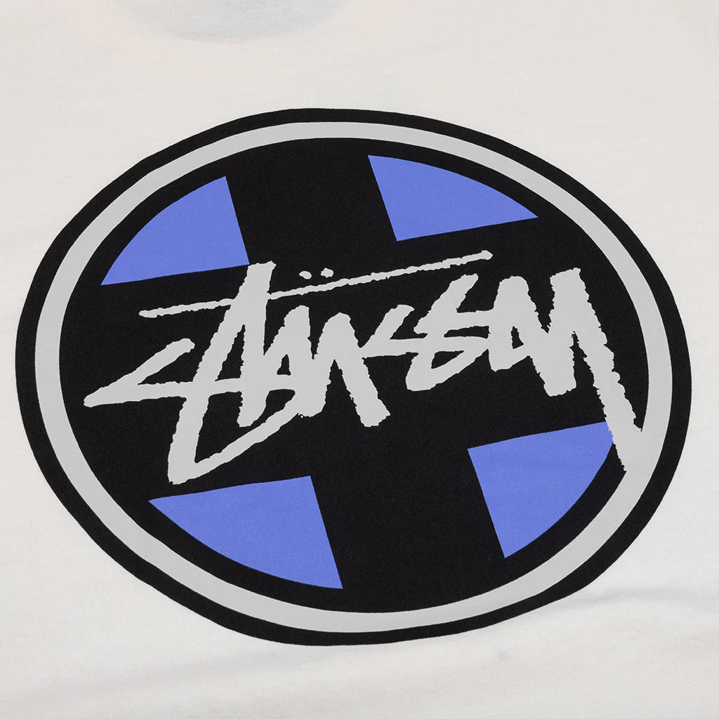 Cross Dot Pigment Dyed Tee Natural