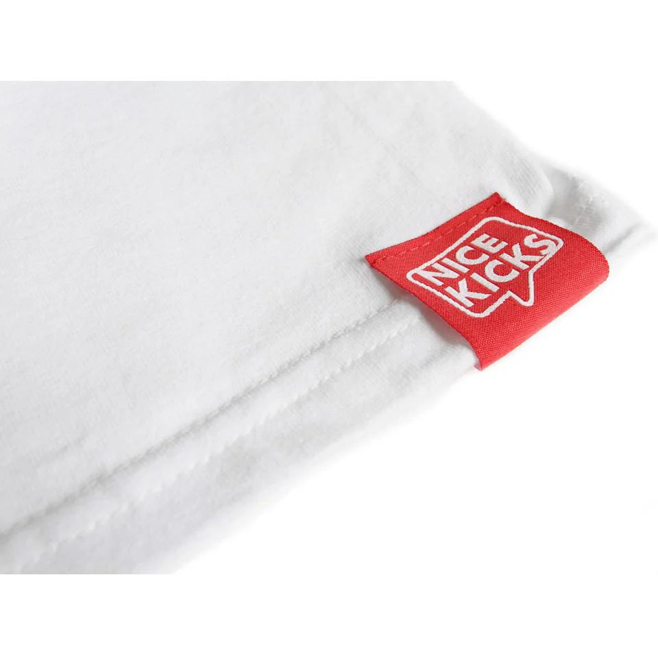 Nice Kicks Classic Outline Tee White Red