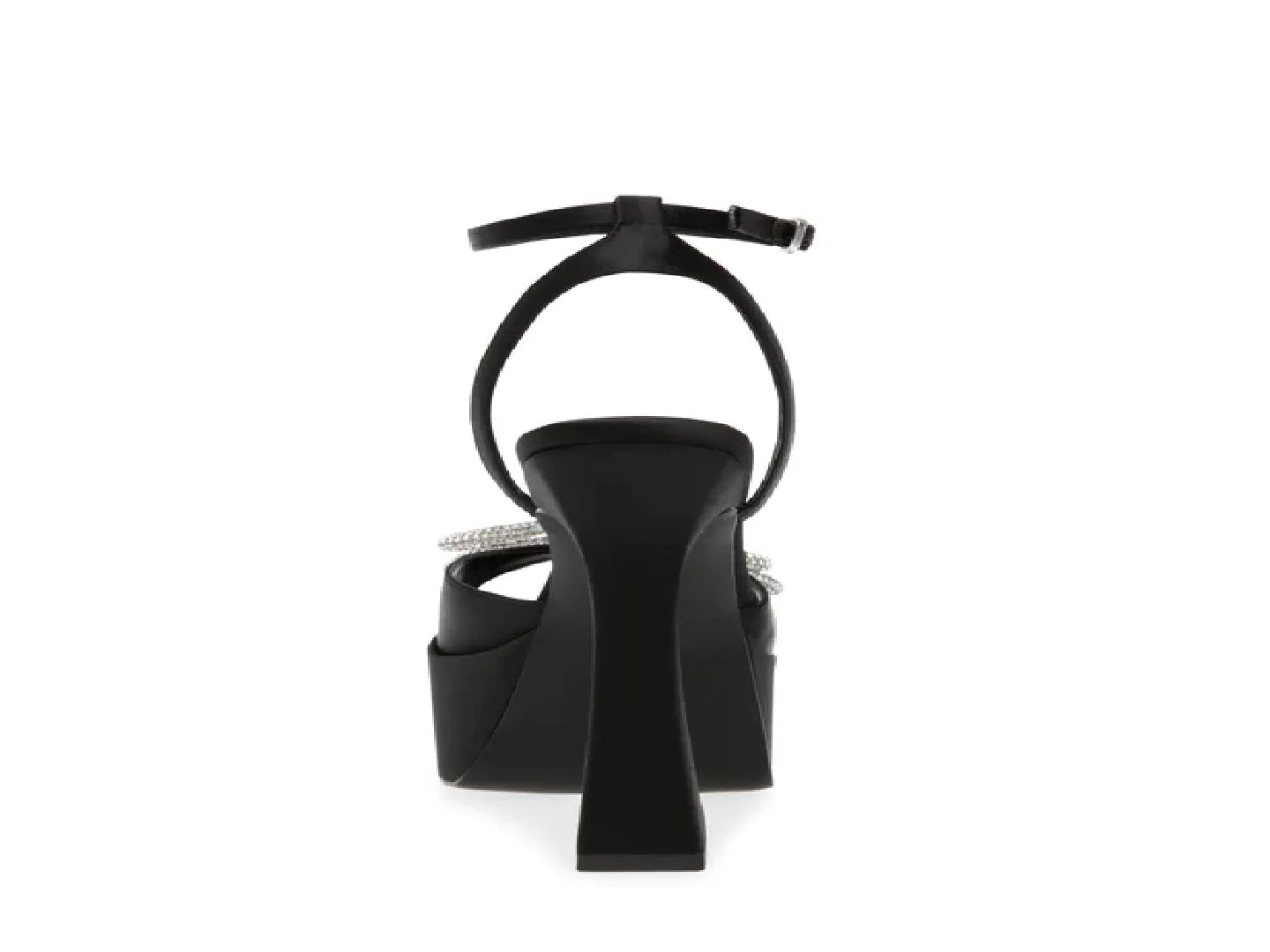 Sandalias Steve Madden Darla Negro Satín para Mujer