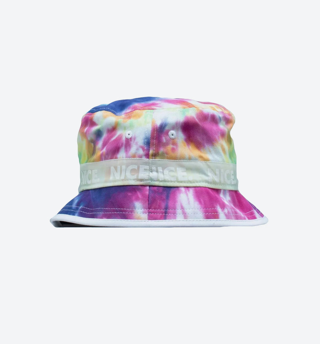 Nice Kicks X New Era Mens Bucket Hat Tie Dye