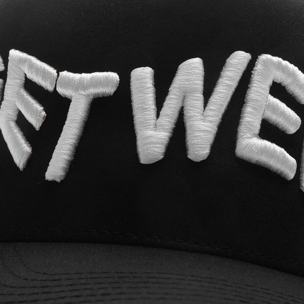 3D Get Weird Hat Black