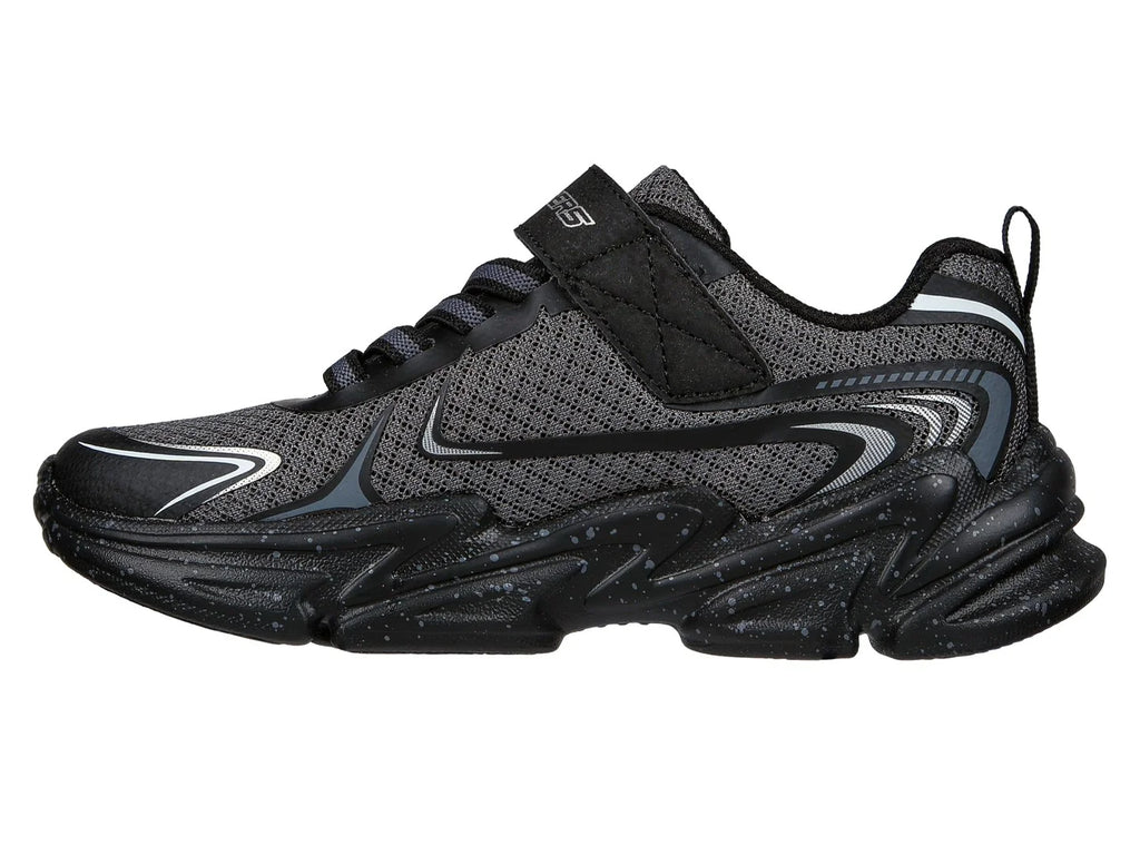 Tenis Skechers Wavetronic Gris y Negro para Niño