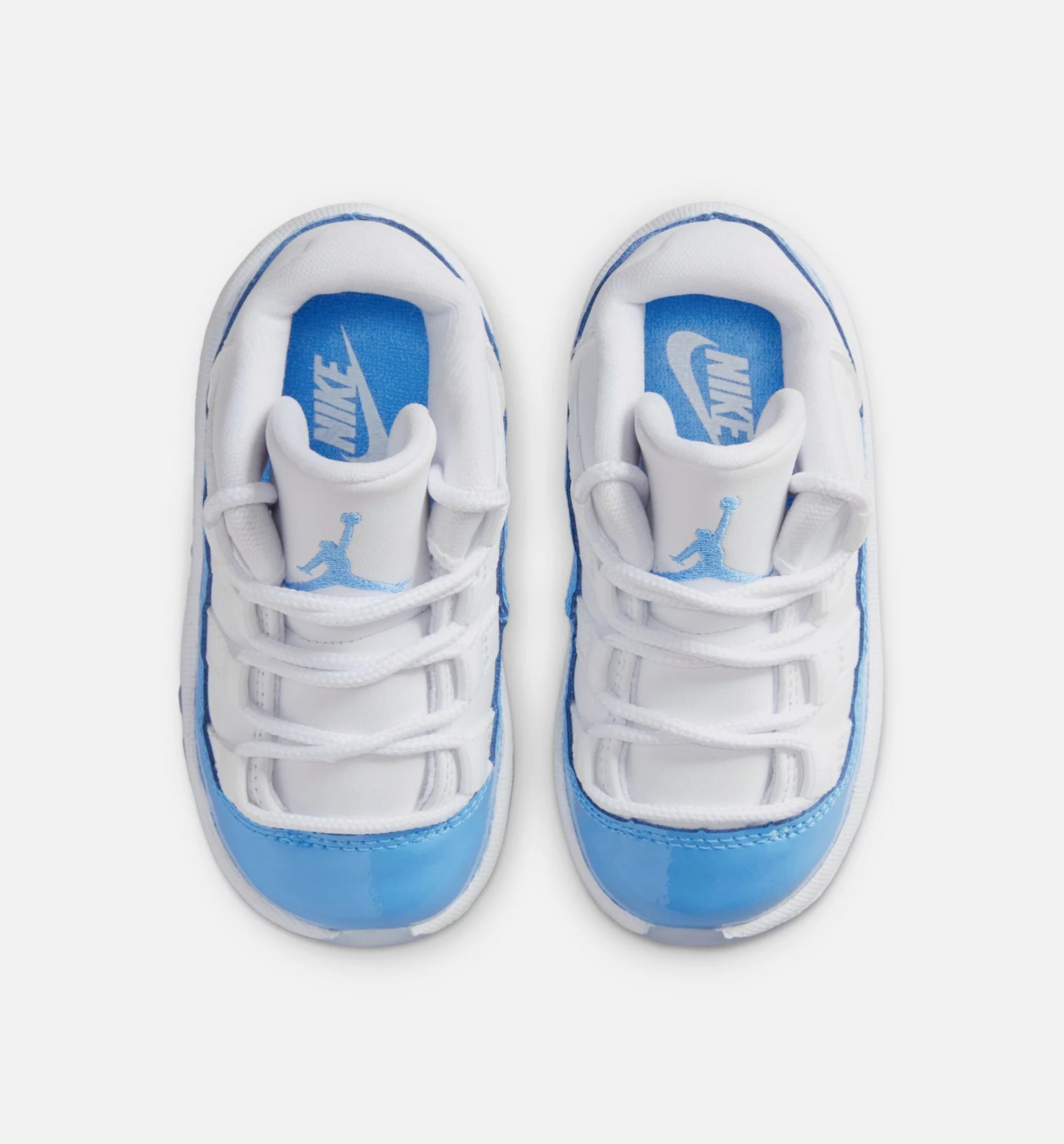 Air Jordan 11 Retro Low University Blue Infant Toddler Lifestyle Shoe White University Blue Black Free Shipping