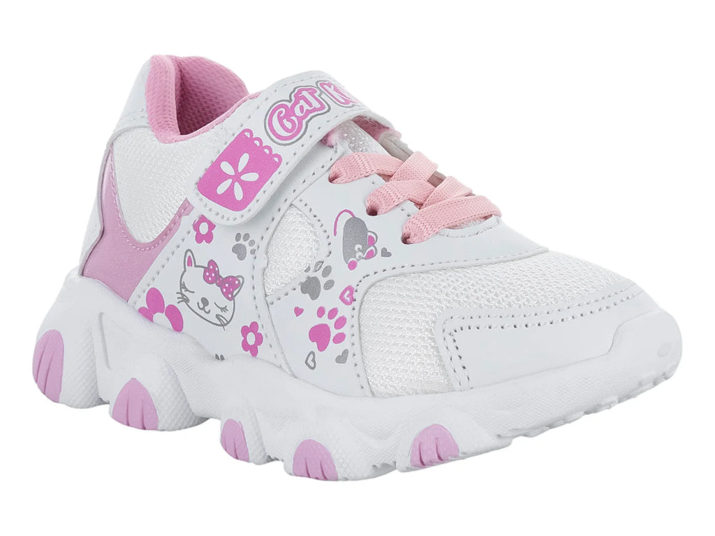 Tenis OVERLOFD Blanco Rosa para Niña