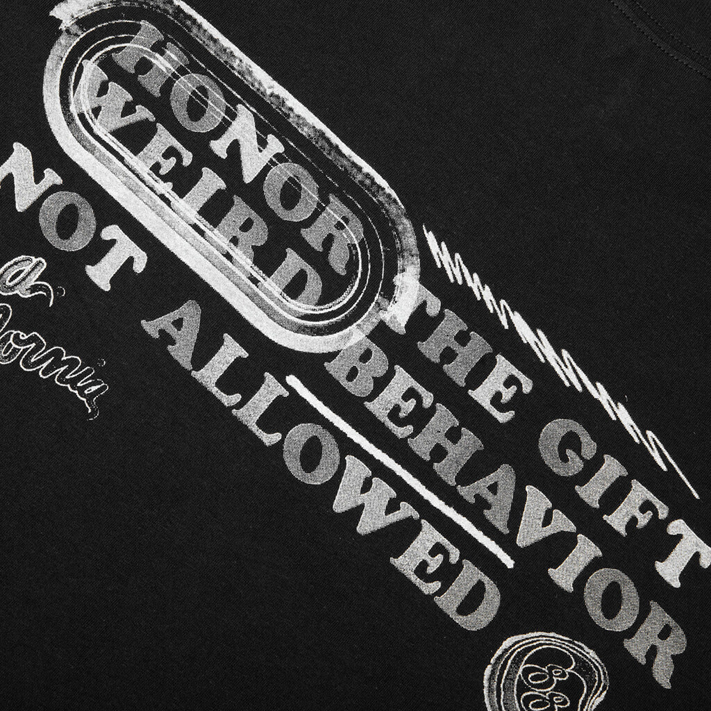 Weird Behavior S S Tee Black