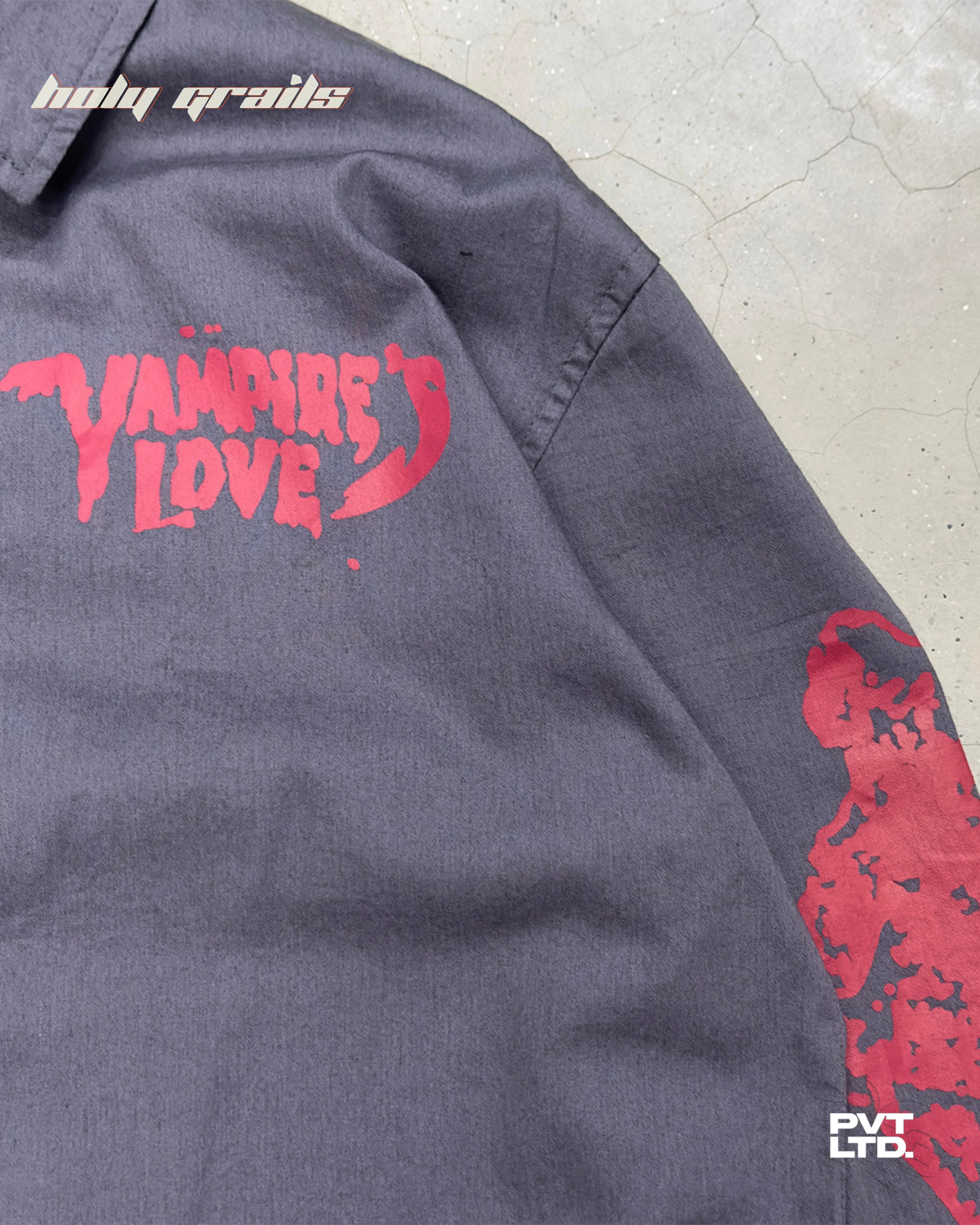 Vampires Love Grey Print Shirt HG x Pvt Ltd