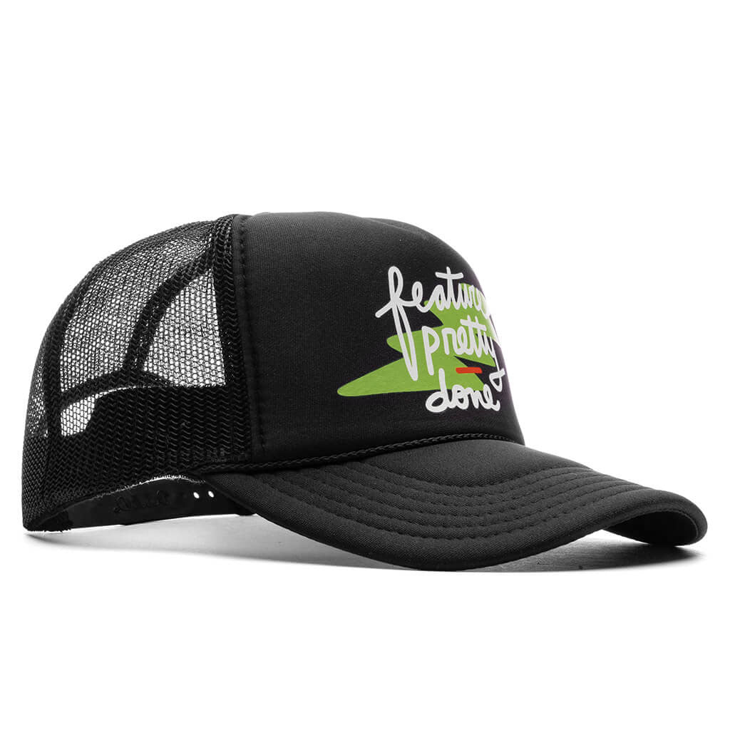 Feature x Pretty Done Lightning Trucker Black