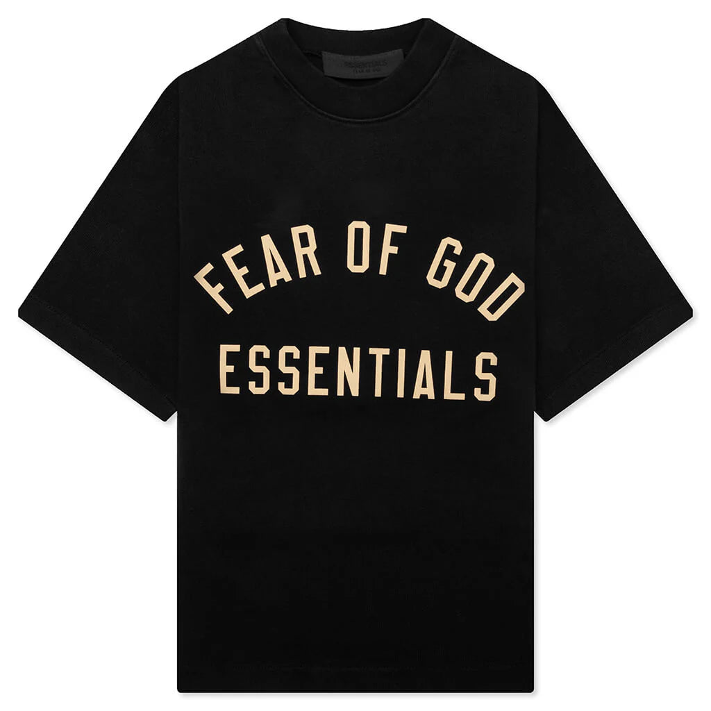 Kids Jersey Crewneck Tee Black
