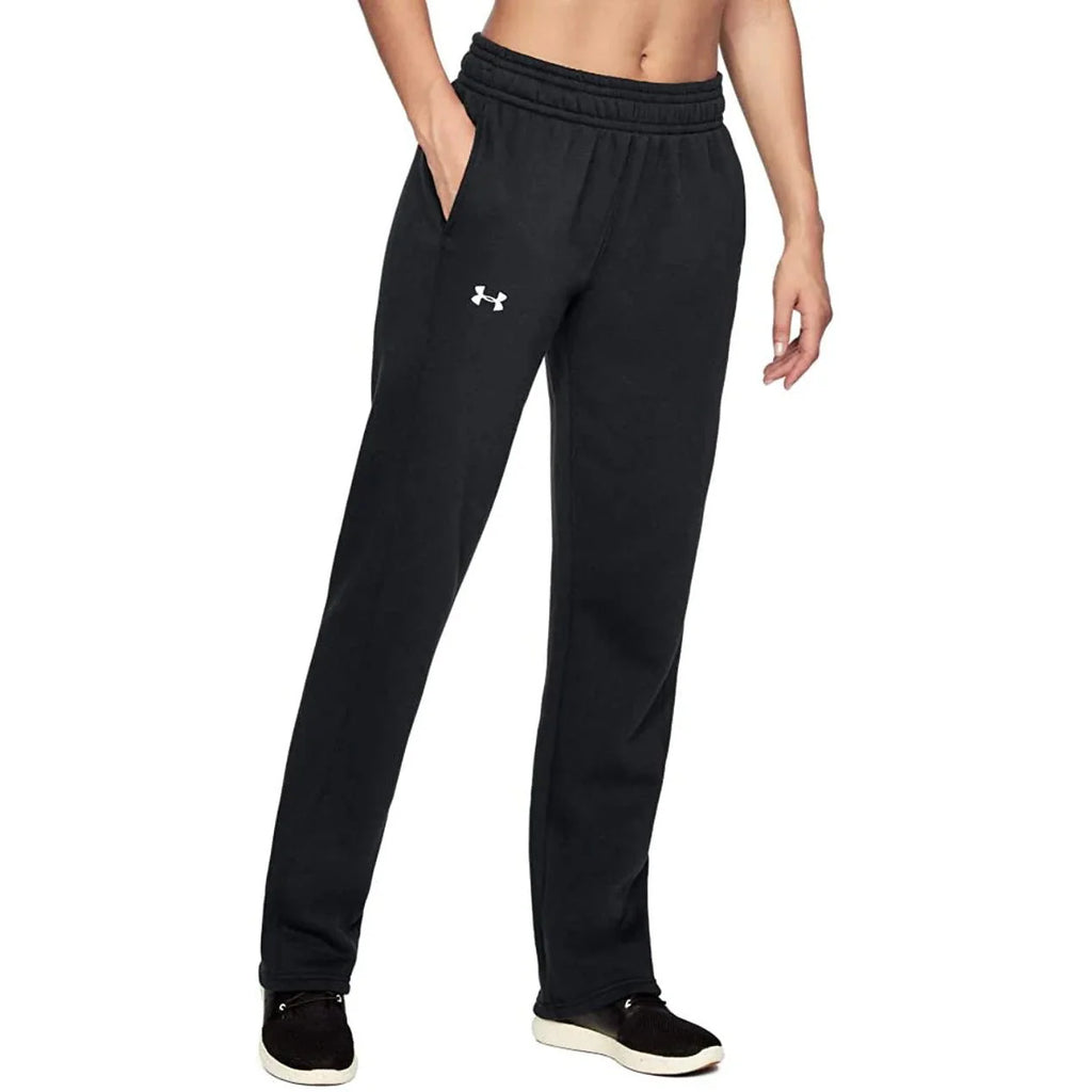 Under Armour Womens Hustle Fleece Pant Black
