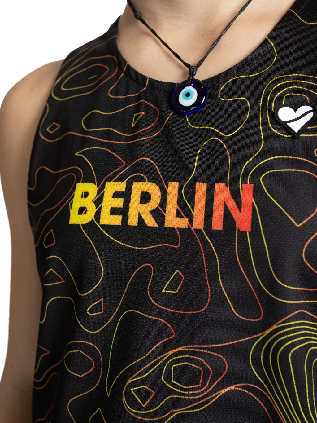 Heartbreak Womens Berlin Crop Singlet