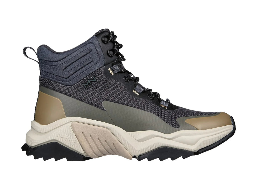 Tenis Skechers Smart Block Negro y Oliva para Hombre