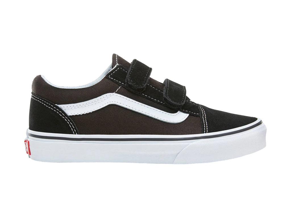 Tenis Vans Old Skool V Negro y Blanco para Niño