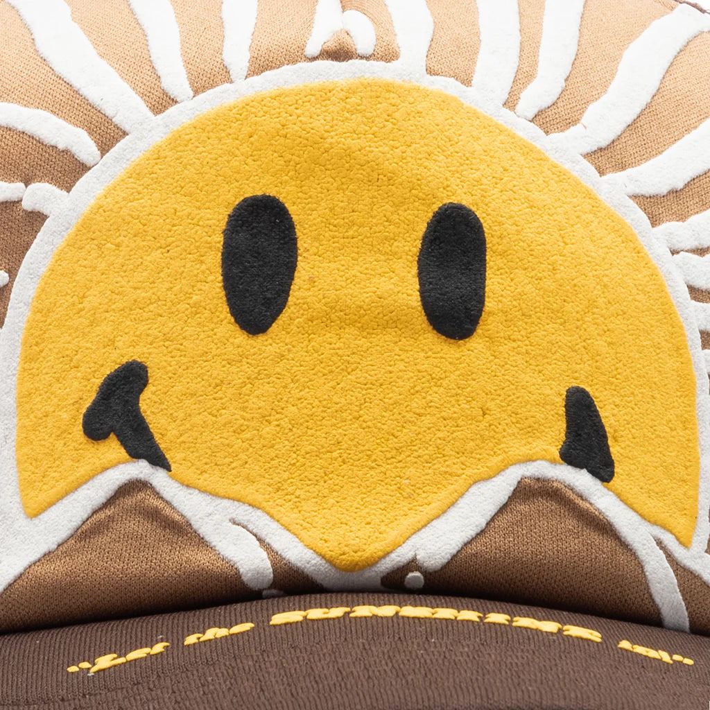 Smiley Sunrise Trucker Hat Acorn