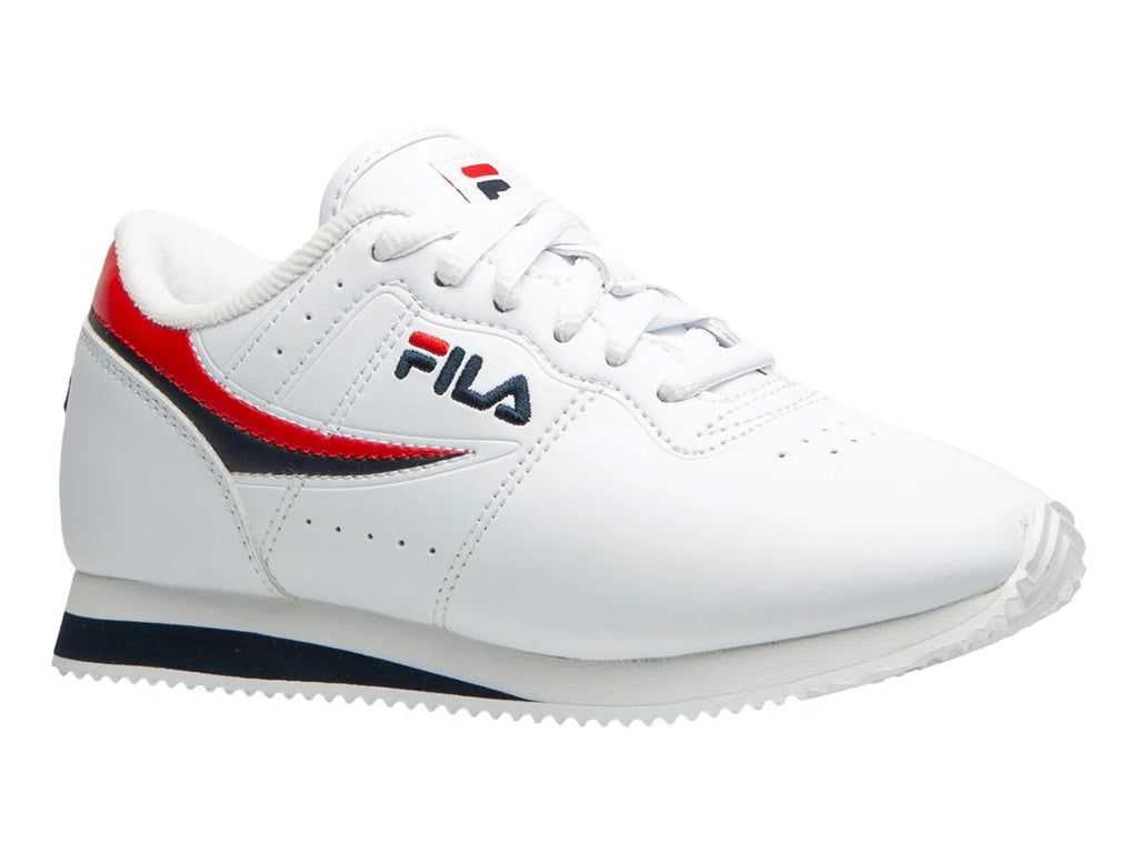 Tenis FILA Machu 2 Blanco Azul y Rojo para Niño
