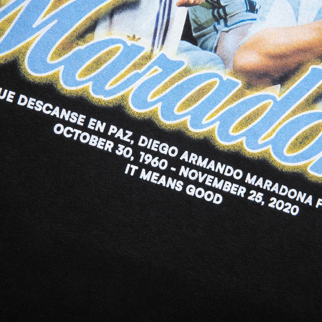Diego Maradona Tee Black