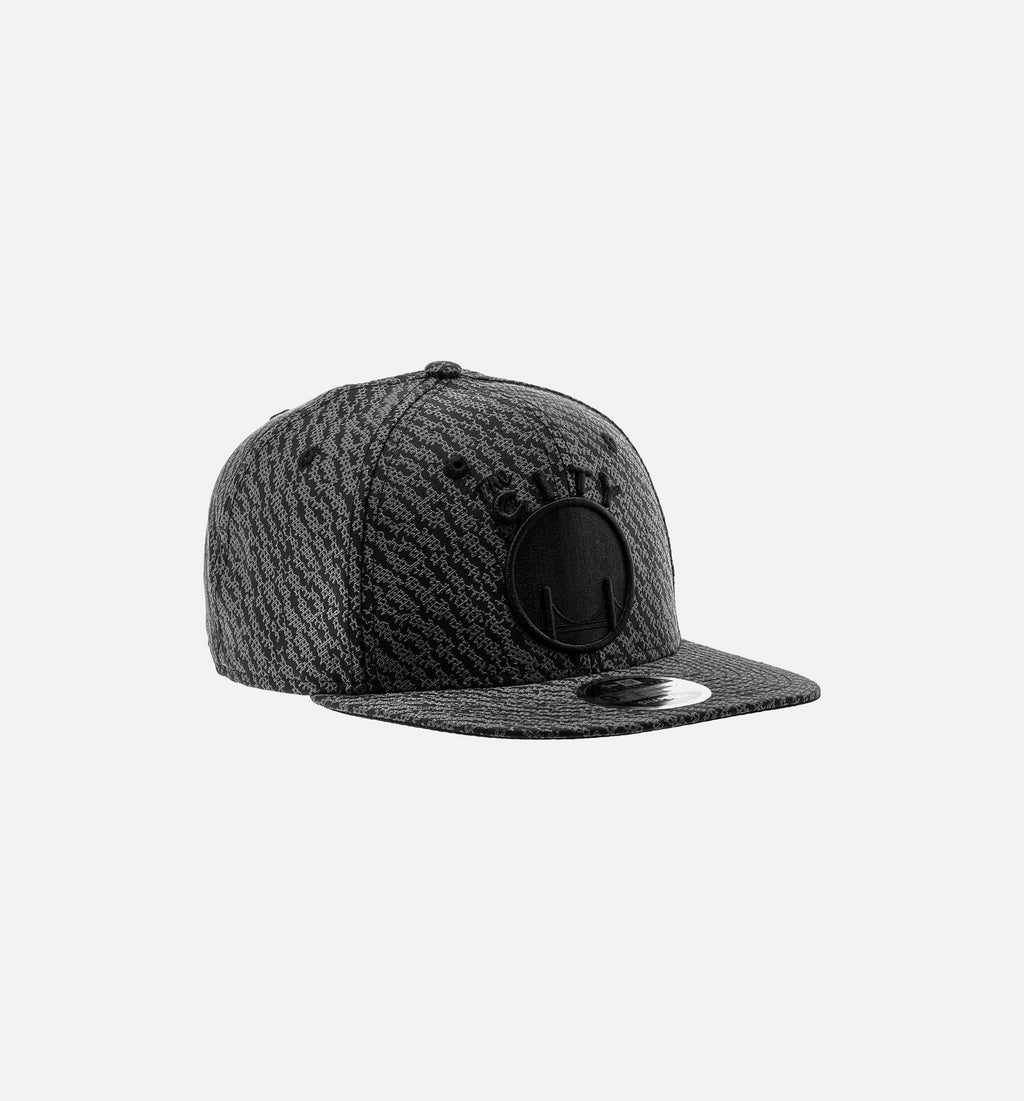 Golden State Warriors NBA Snapback Mens Black Grey