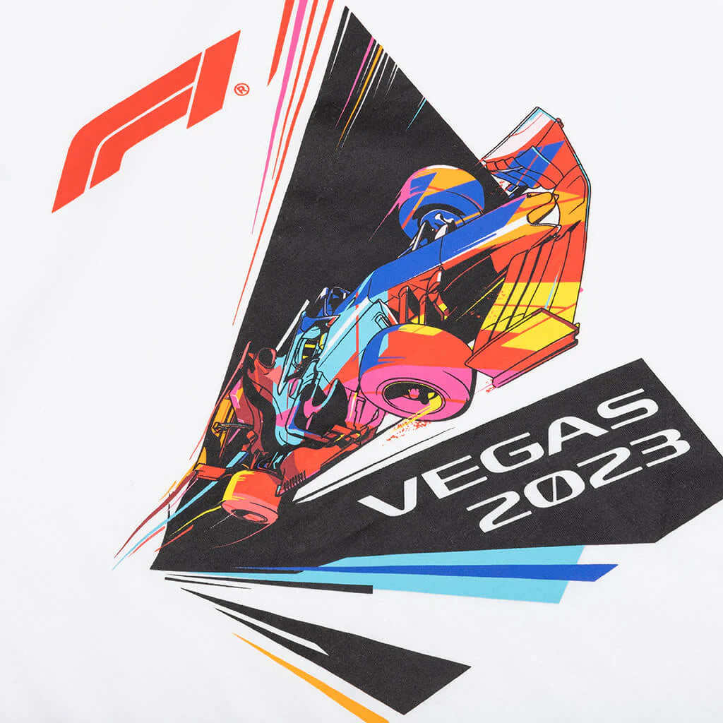 F1 Graphics Tee White