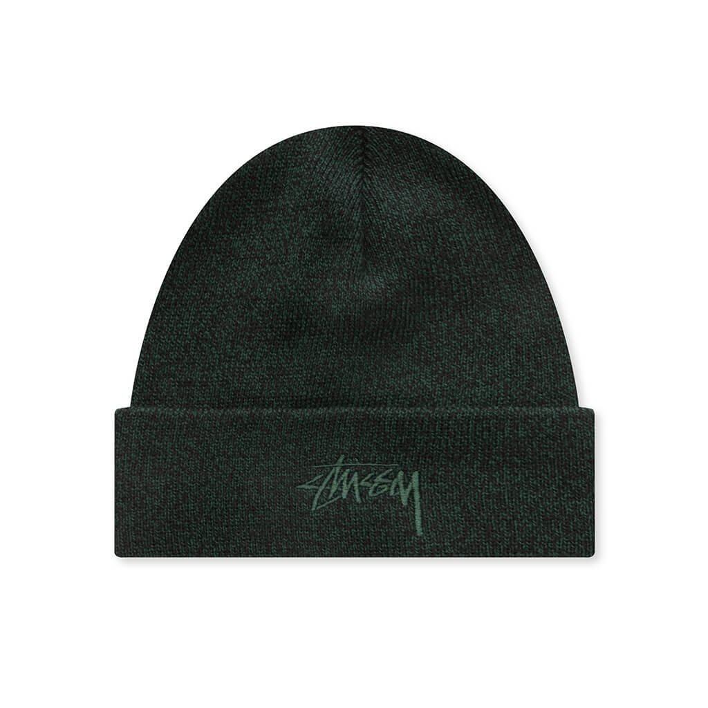 Stock Cuff Beanie Marled Hunter Green