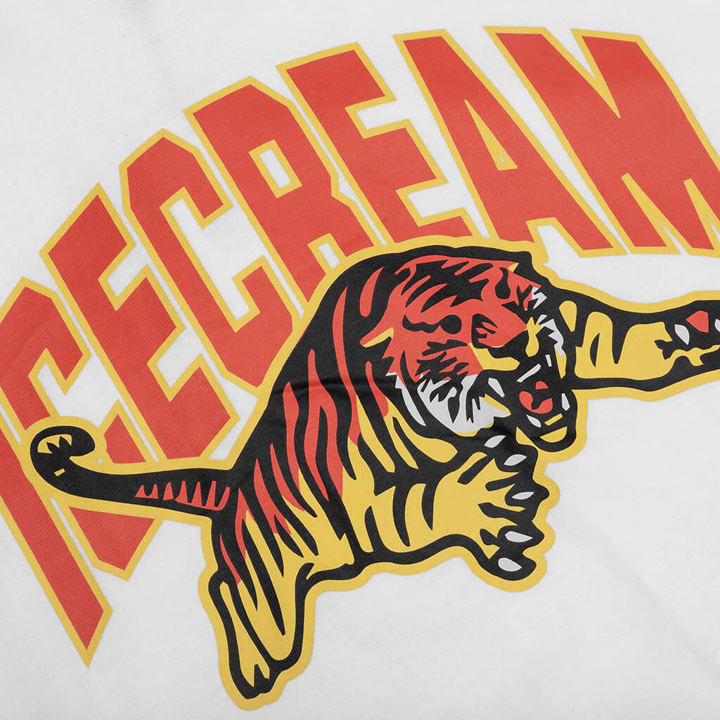 Tiger S S Tee White