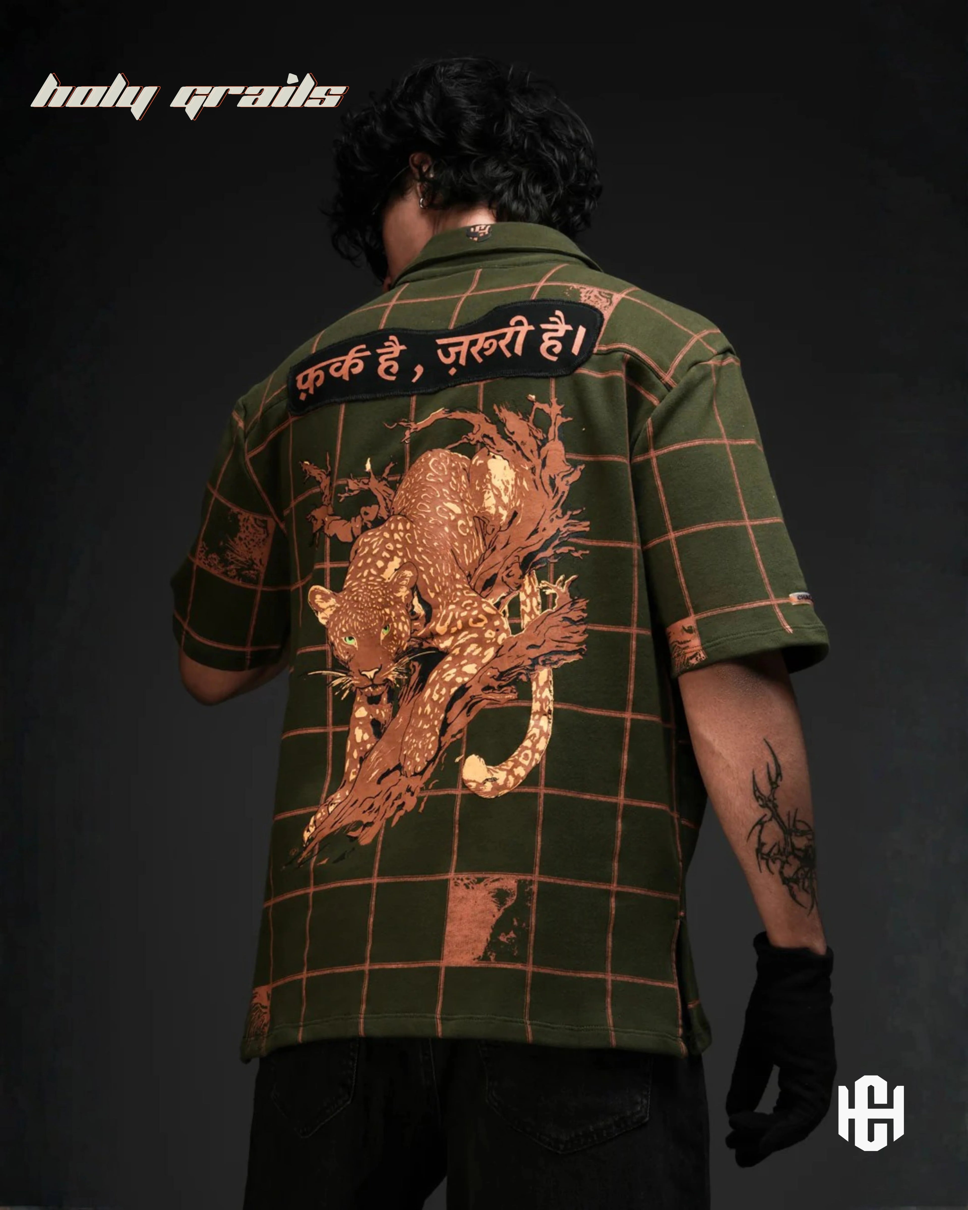 The Faraq Olive Green Shirt HG x Charactr