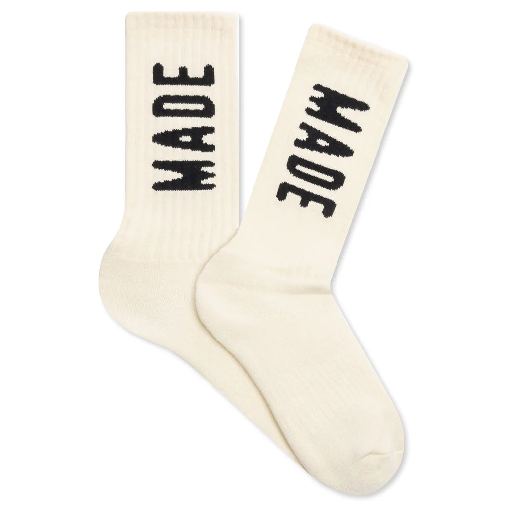 Logo Socks White