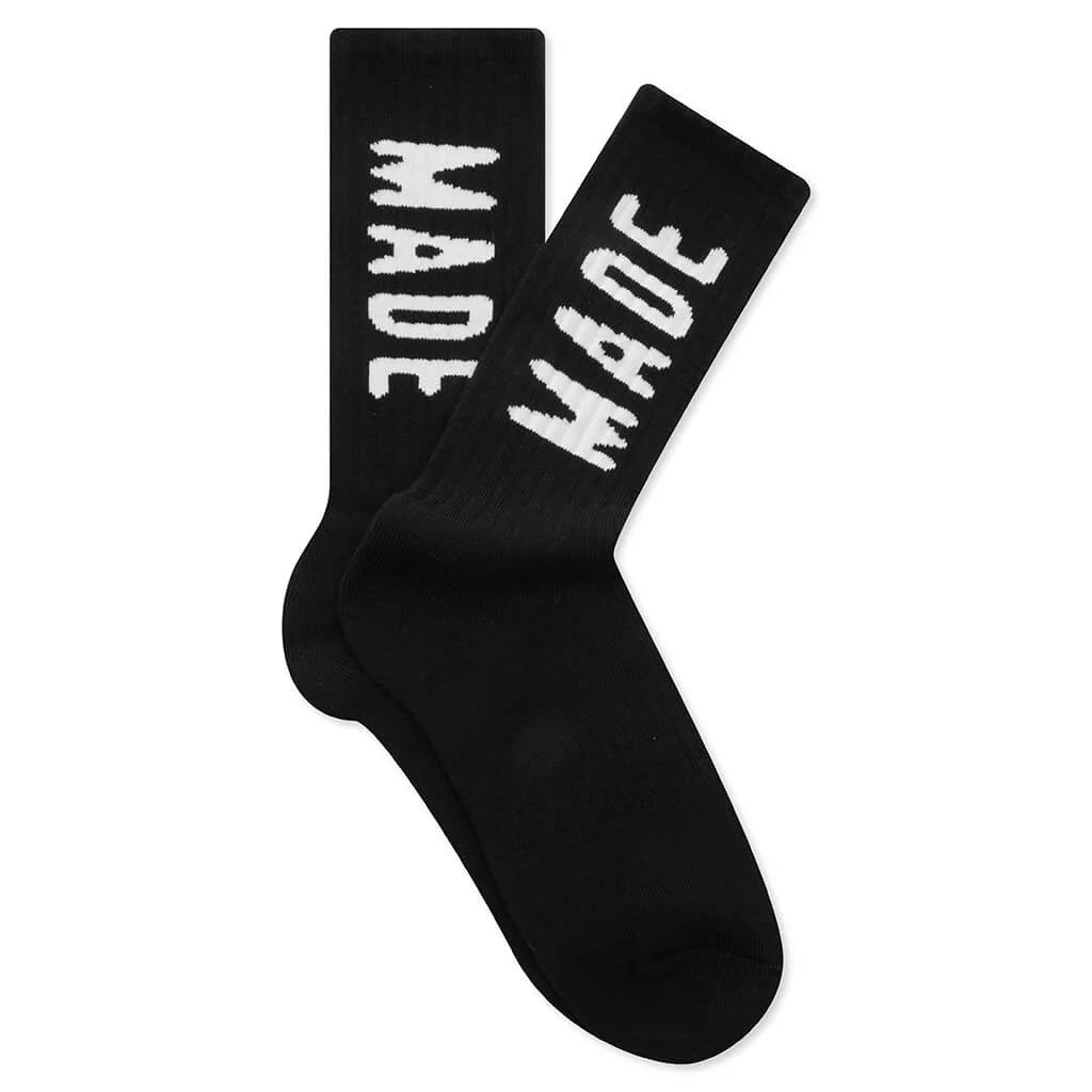 HM Logo Socks Black