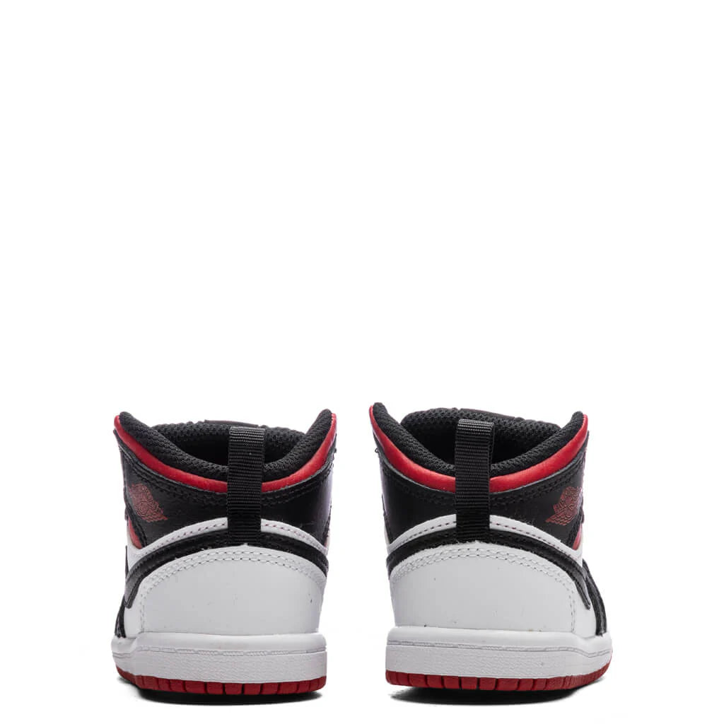 Jordan 1 Mid TD White Gym Red Black