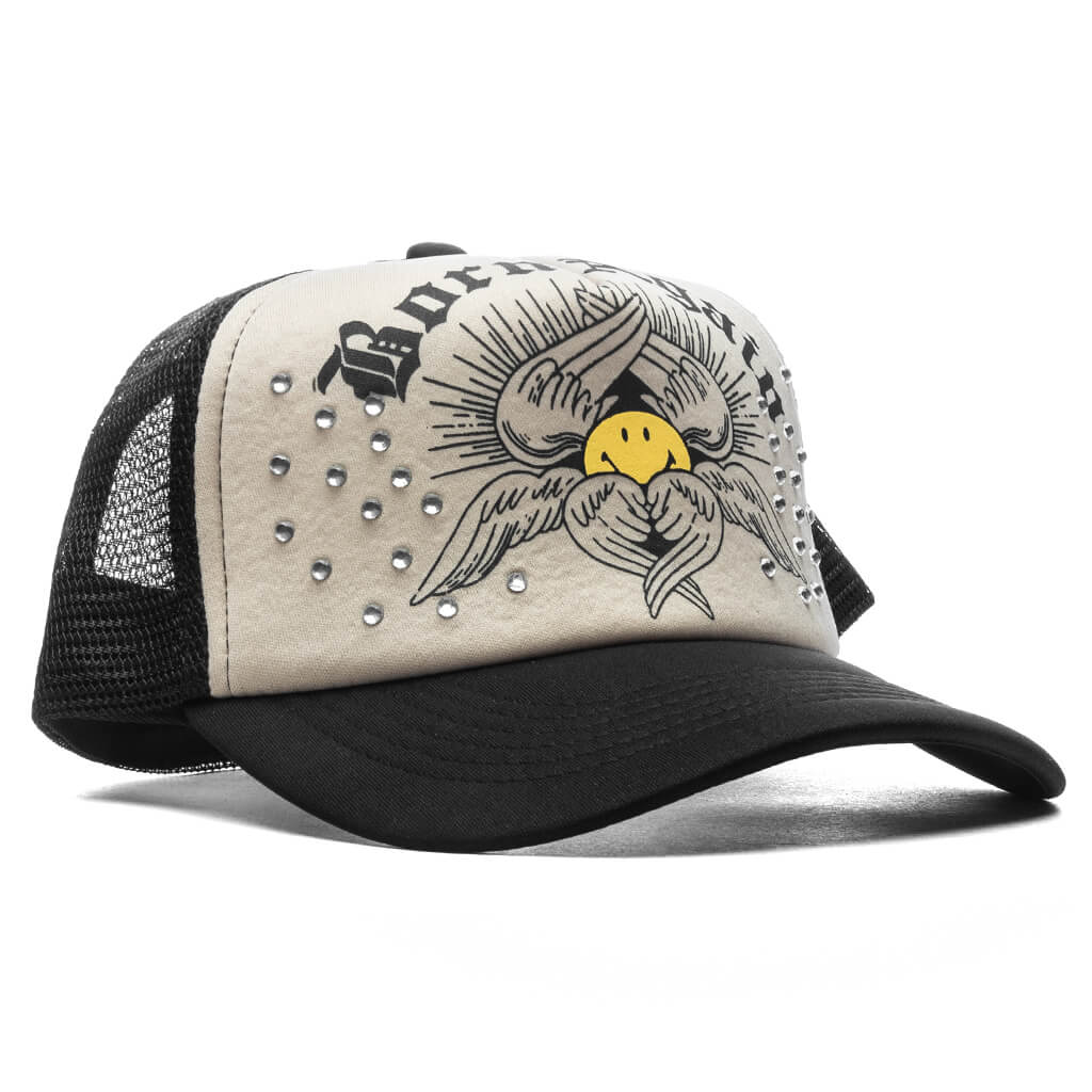 Smiley Born Again Trucker Hat Multi
