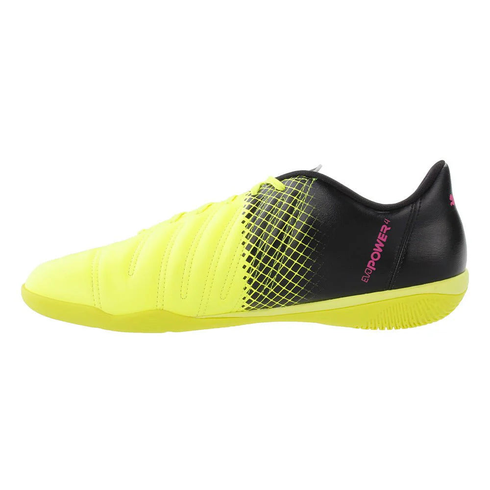 PUMA Evopower 43 Tricks IT Indoor Boots Pink Glo Safety Yellow