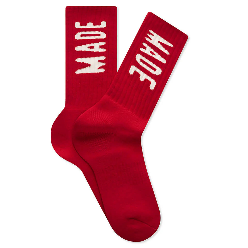HM Logo Socks Red