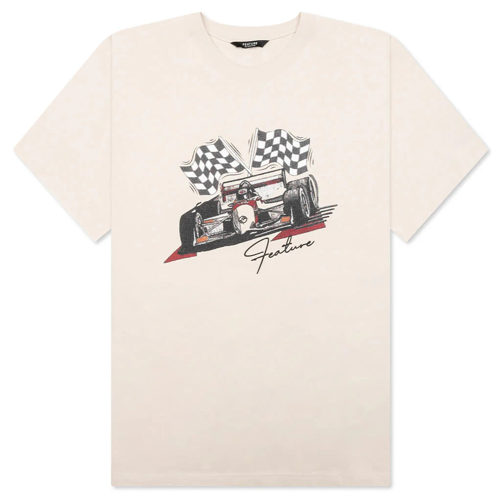 Finish Line Tee Oatmeal