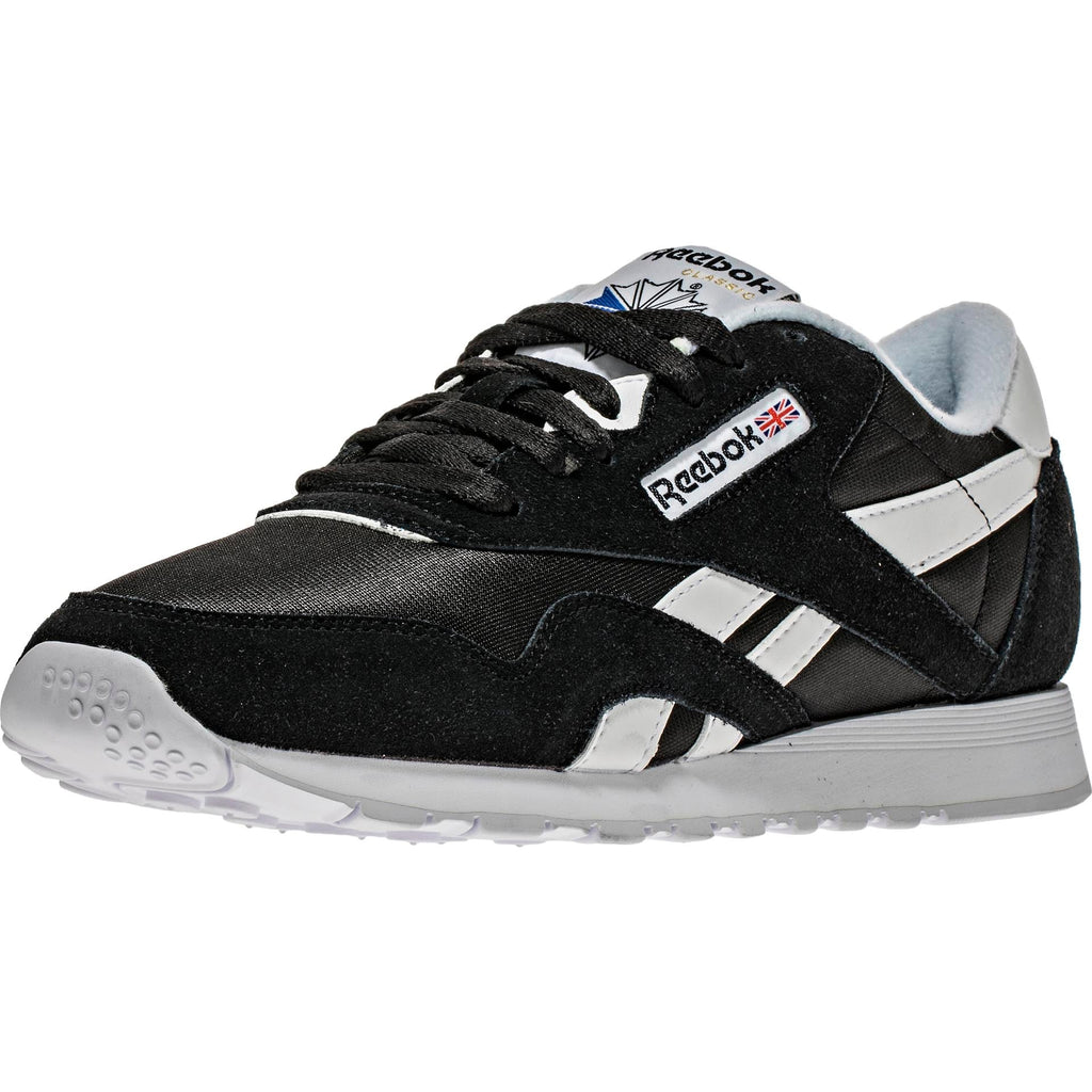 Classic Nylon Mens Lifestyle Shoe Black White