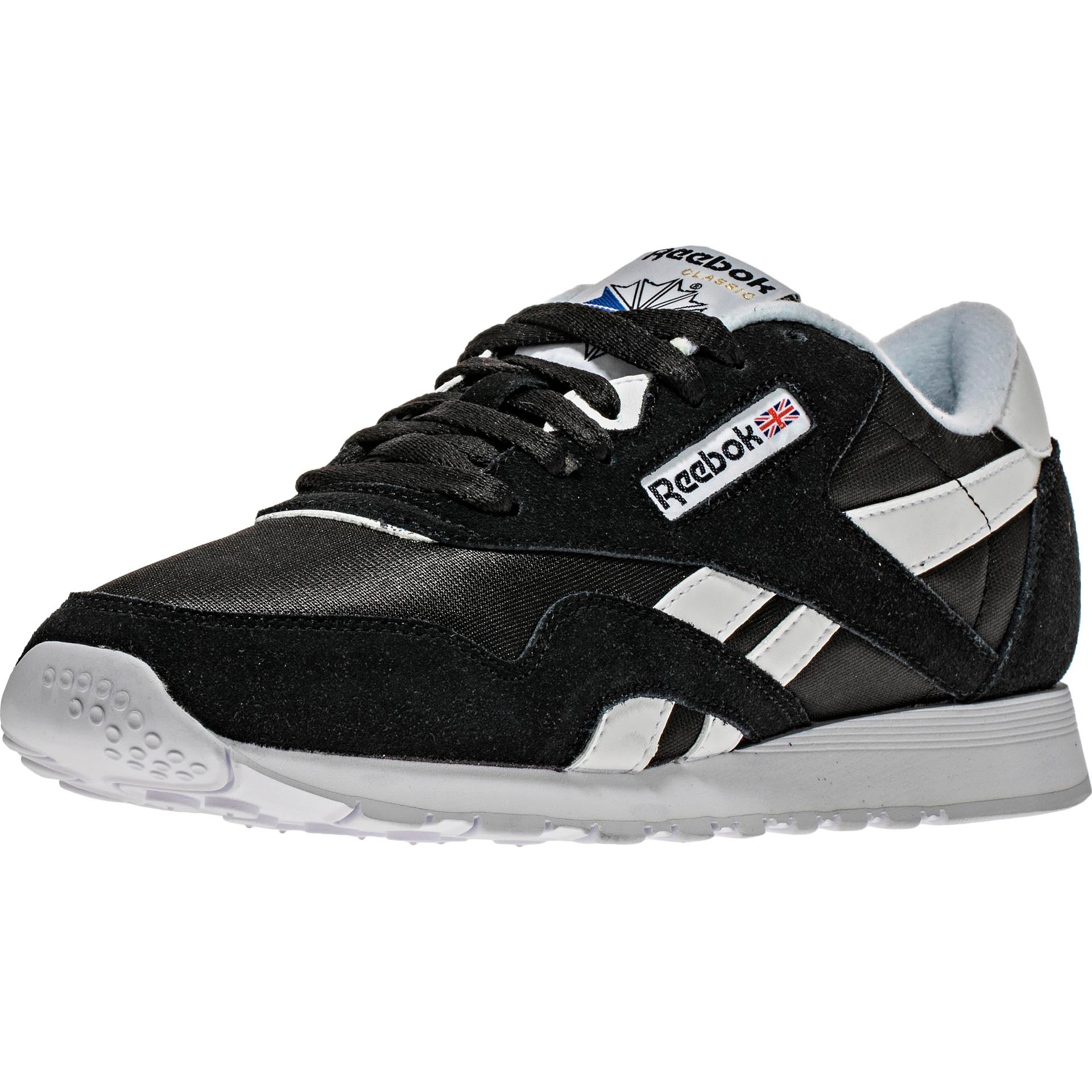 Classic Nylon Mens Lifestyle Shoe Black White