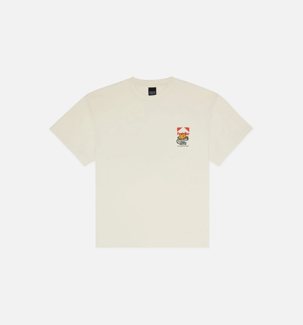 Sunburn Mens Short Sleeve Shirt Cream