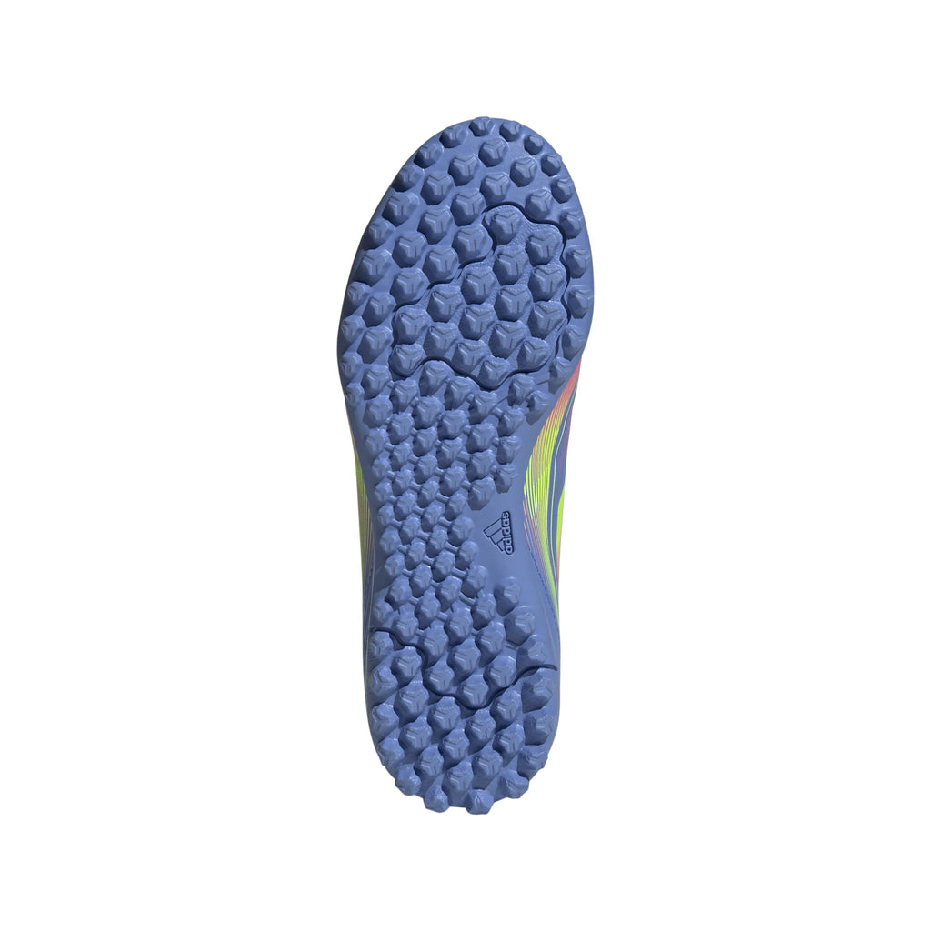 adidas F50 Club Turf Boots Junior Blue Lemon