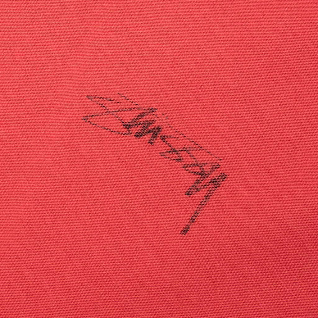 Lazy S S Tee Washed Red