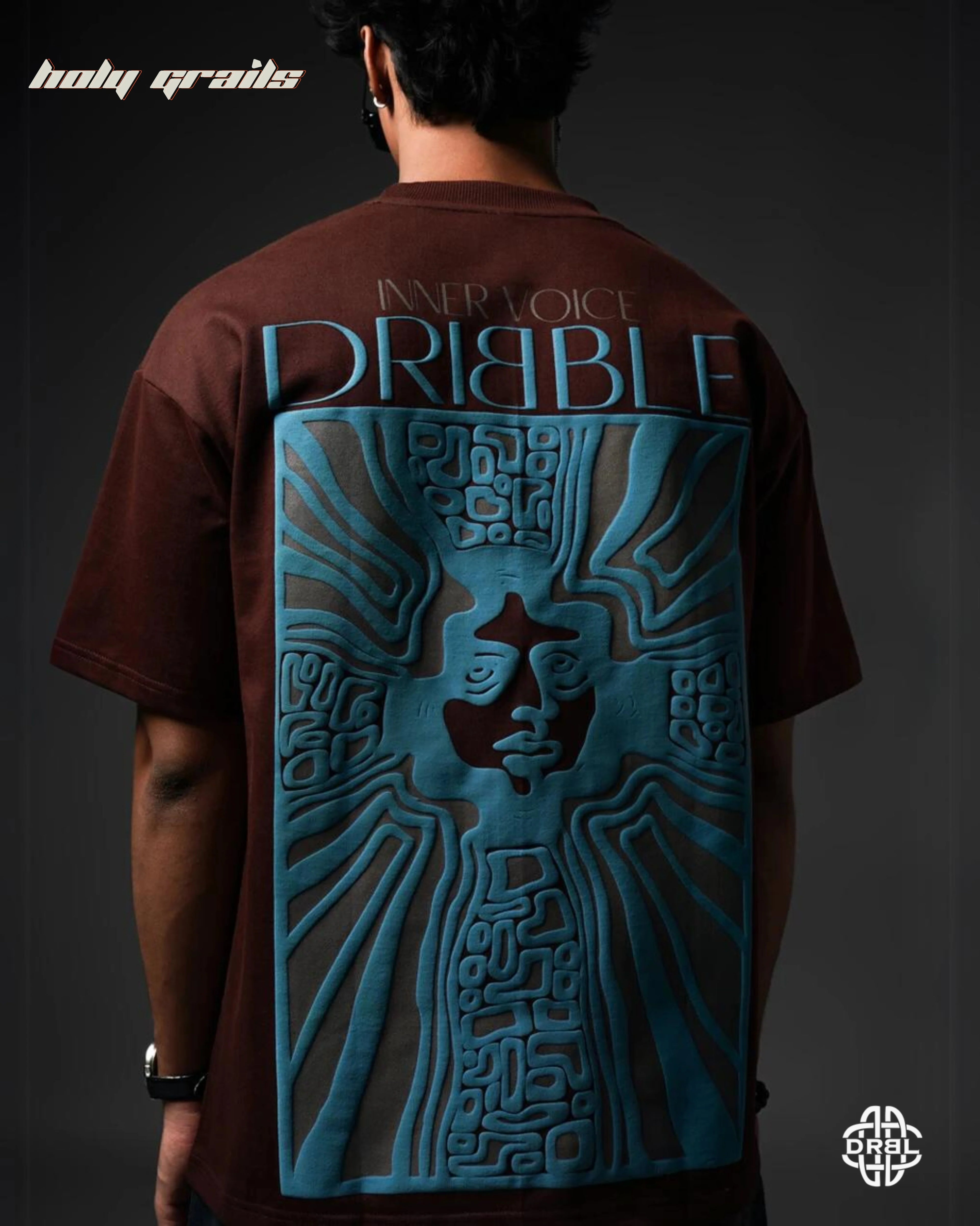 Elevated Echos Mocha Brown Tee HG x DRBL
