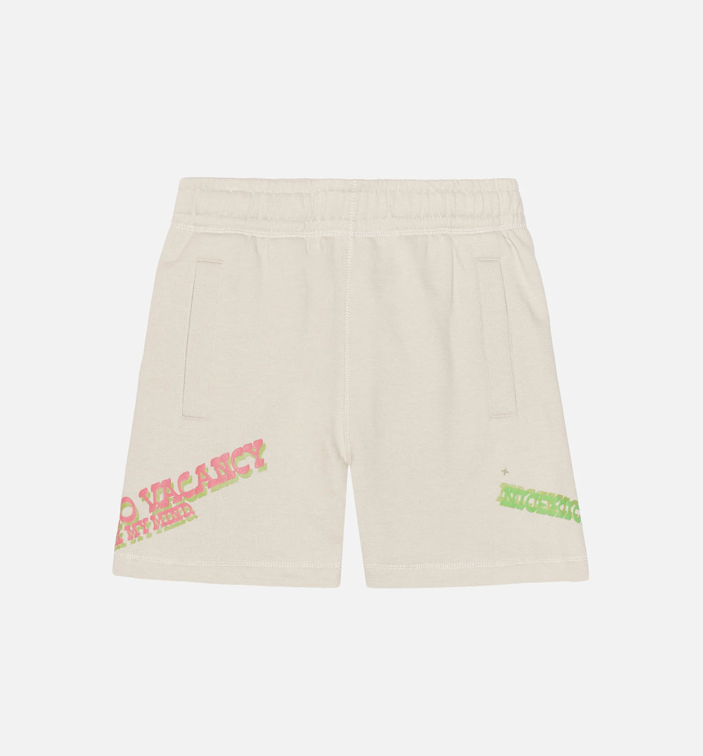No Vacancy Fleece Short Mens Shorts Bone