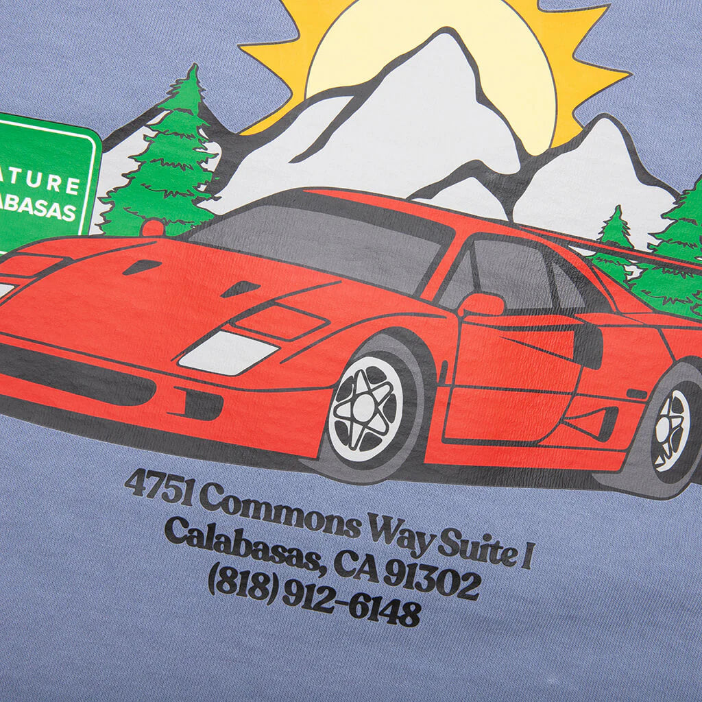 Kids C 40 S S Tee Clear Blue